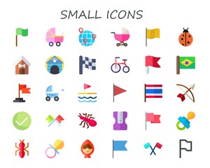 Modern Simple Set of small Vector flat Icons