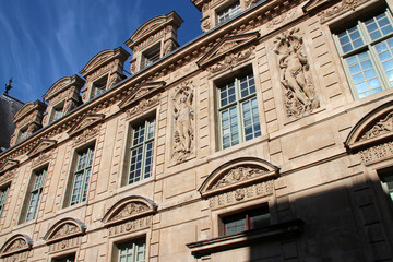 sully mansion in paris (france)
