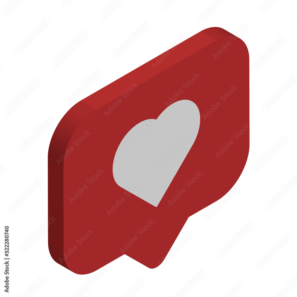 Poster notifications icon. like icon vector. social media like vector icon.
