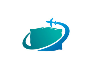 Pillow logo symbol or icon template