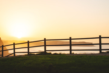 Puesta de sol desde el mirador