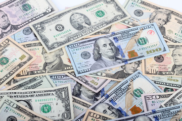 the many dollars. money background