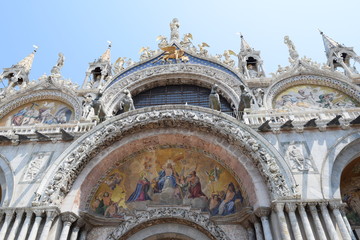 Obraz premium Beautiful view Saint Mark church Venice Italy Europe