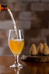 Taça cerveja coxinhas crocantes