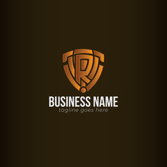 Shield Logo letter R