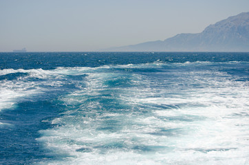 Naklejka na ściany i meble Atlantic Ocean, Strait of Gibraltar.
