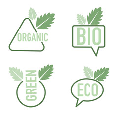 Leaf icon from eco-friendly concepts.