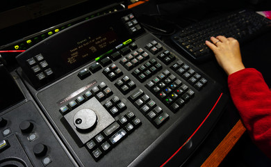 Color correction control machine for edit or adjust color on digital video movie or film 