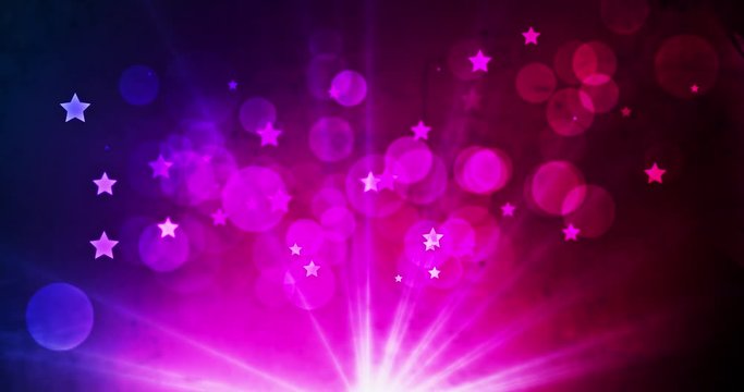 Abstract bokeh background animation loop