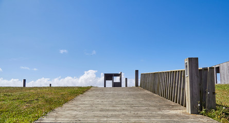 promenade areas near the Torre de Hercules.