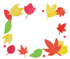 紅葉のフレーム　秋