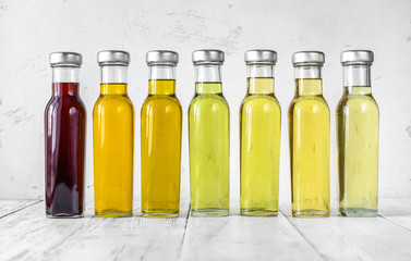 Assortment of vegetable oils
