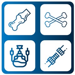 joint simple icons set