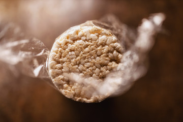 Reiswaffeln in der Verpackung