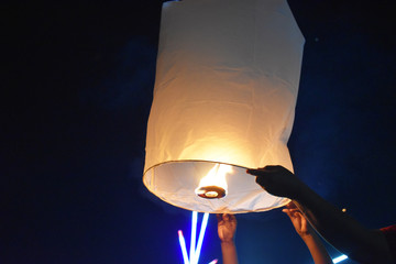 lamp on a background