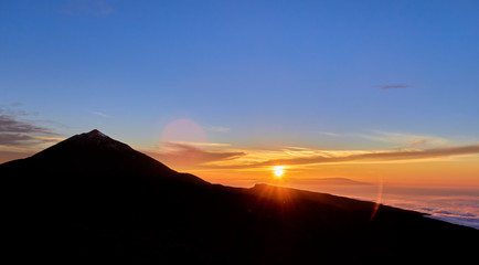 Teide at the end of the day.