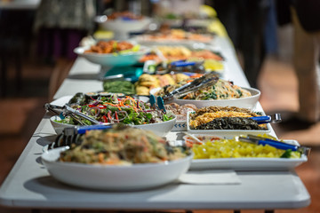 catering food in party