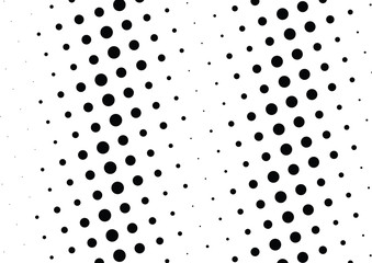 Abstract halftone dotted background. Monochrome pattern with dot and circles.  Vector modern pop art texture for posters, sites, business cards, cover postcards, interior design, labels, stickers.