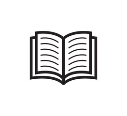 Book icon vector logo template