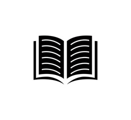 Book icon vector logo template