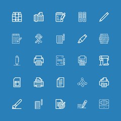 Editable 25 write icons for web and mobile