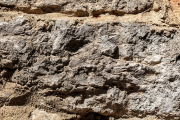 Stones on the rock as an abstract background