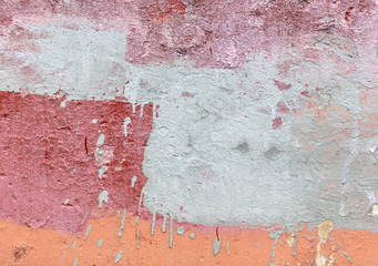Paint on an old wall as an abstract background