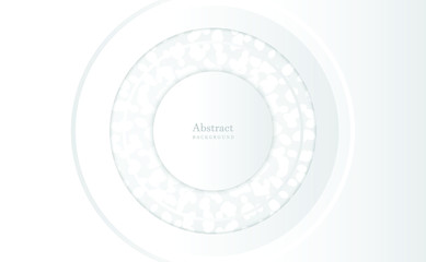 Abstract geometric white and gray color background. Vector, illustration