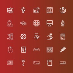 Editable 25 personal icons for web and mobile