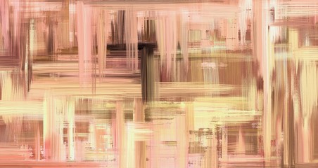 Obraz premium Abstract art landscape painting, background illustration. Artwork on canvas. Oil painted fine art. Coral and peach color hand drawn wall art