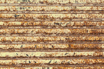 Background, old, rusty metal horizontal blinds