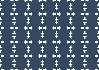 Seamless geometric pattern design illustration. Background texture. In blue, white colors.