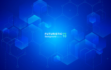 Abstract Futuristic Background Concept. Vector EPS 10