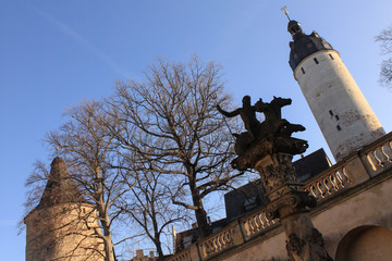 Altenburg  Im Schlosshof: Flasche, Neptunbrunnen und Hausmannsturm © holger.l.berlin