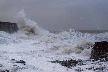 Storm Ciara reaches the Welsh coast Massive waves as storm Ciara hits the coast of Porthcawl in South Wales, United Kingdom