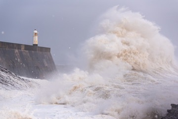 Storm Ciara reaches the Welsh coast Massive waves as storm Ciara hits the coast of Porthcawl in South Wales, United Kingdom