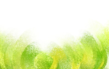 Fresh green background with spring mood