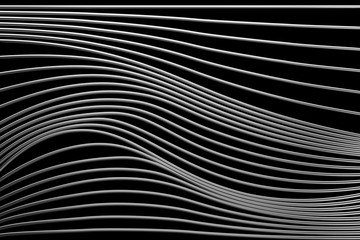 細いチューブの波