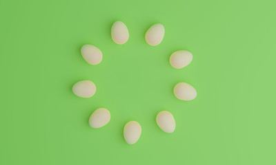 イースター背景３DCG画像