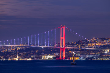 Bosphorus Bridge at Dusk, Istanbul