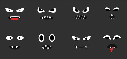 Vector Cartoon monsters