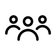 multi user modern style vector icon for ux ui design