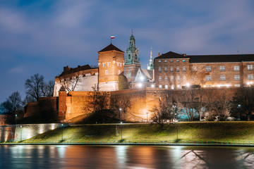 outside view of wawel castle in krakow, poland