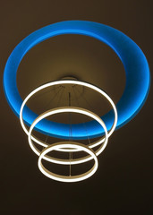 Fototapeta na wymiar Circle led ceiling light