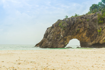 beach on the island