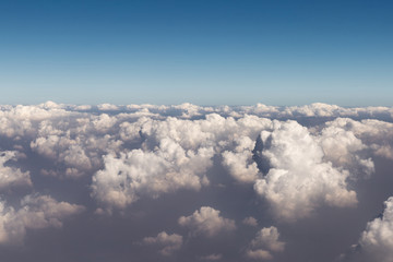 Fototapeta na wymiar The cloud sink in layer of particulate matter