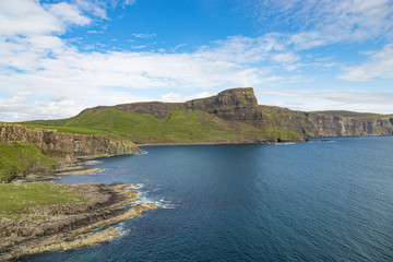 Obraz premium The view of wild nature of Isle of Skye in Scotland