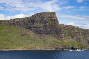 The view of wild nature of Isle of Skye in Scotland