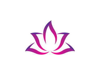 Lotus logo template design, icon, symbol