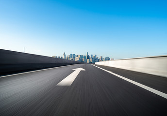 Fototapeta premium road in motion